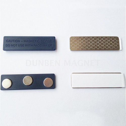 Plastic Magnetic Badge Holder, Custom Blue Magnetic Name ID Badge, Badges Personnalisés, Namensschilder,Magnetic Button Badge Name Tag Fastener
