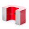 Red Painted Cast Alnico 5 Horseshoe Magnet, 500°C maximium Powful Alnico Pocket Magnets With Keeper