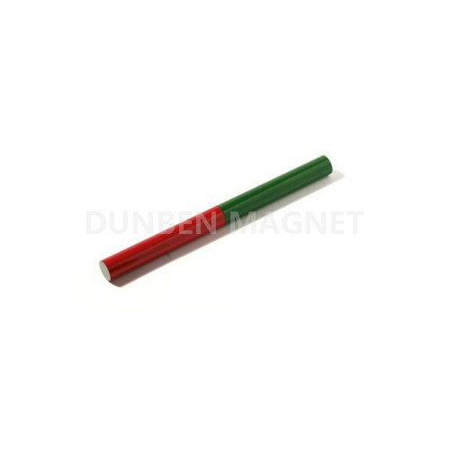 Red Painted Round Bar Alnico Educational Magnets
