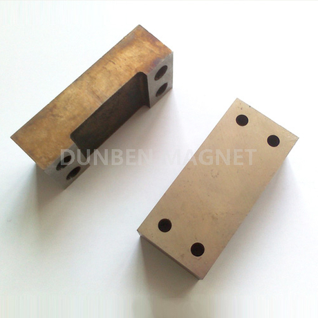 Powful alnico channel magnet with holes, Alnico horseshoe magnet
