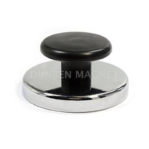 Round Base Magnet with Knob, Ceramic Magnet Holder with Knob, Magnetic Holder with Knob, Posting Magnets, Ferrite Pot Magnets with Knob