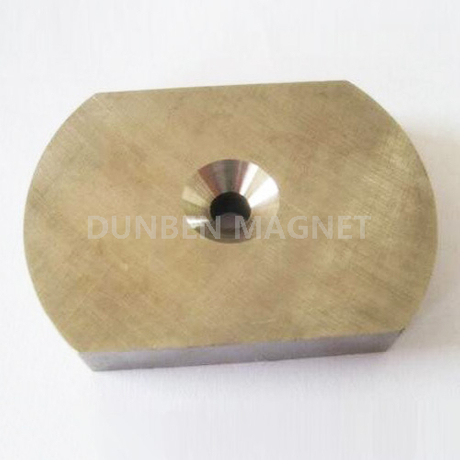 Alnico Ring Electric Motor Magnets , Arc Ring Magnet for DC Motors